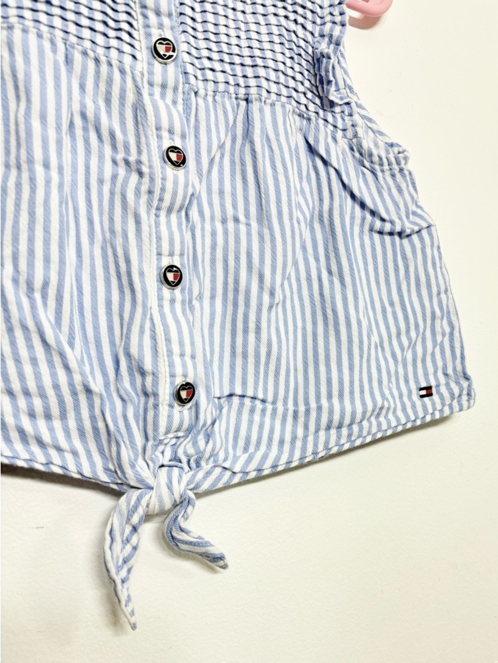 2 for 18$ - Tommy Hilfiger 4-5T Striped Tank Top - Button Front Summer Cute - Picture 2 of 7